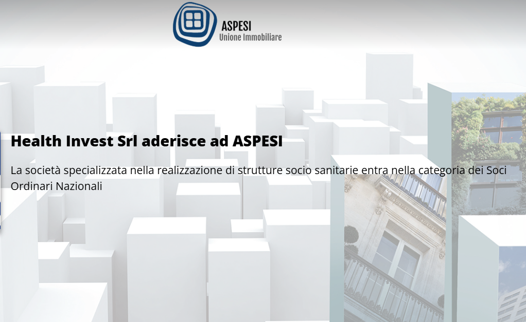 Adesione ad ASPESI_Associazione Nazionale tra le Società di Promozione e Sviluppo Immobiliare